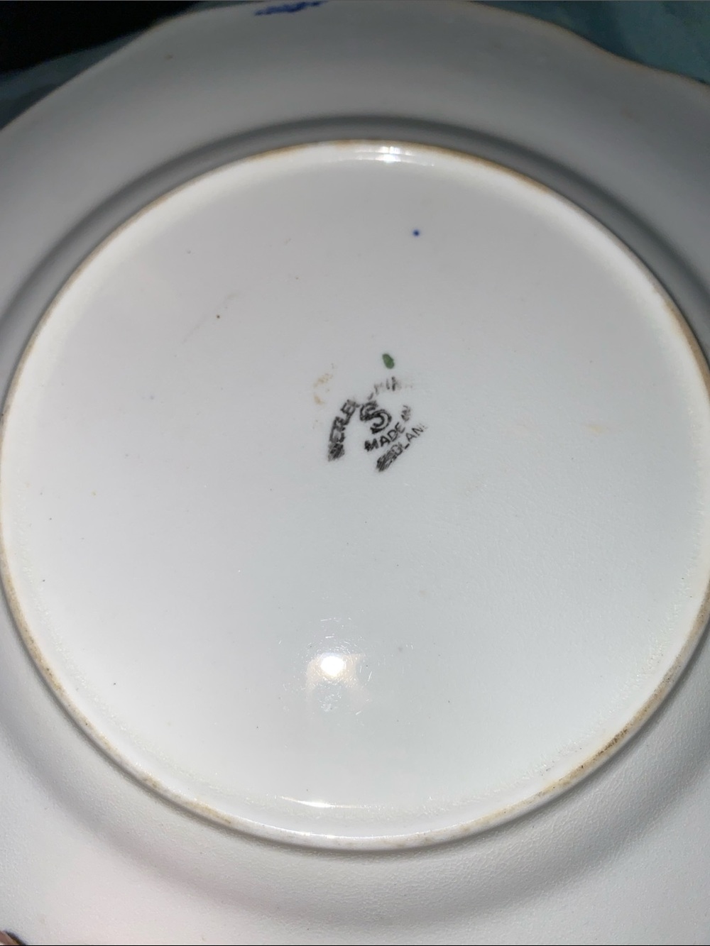 Vintage Royal Albert Heirloom Crown China England Cake Plate Set of 4 - Picture 4 of 16